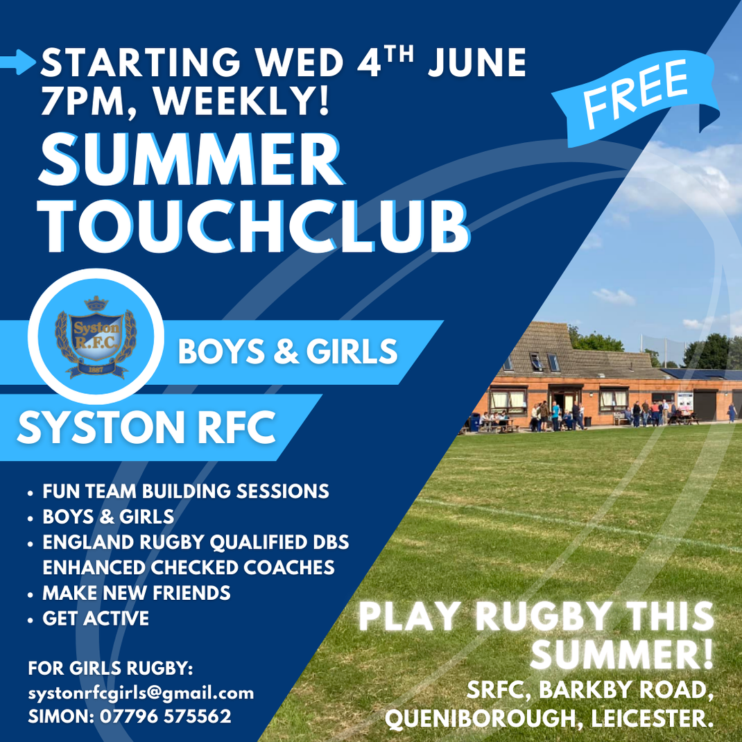 Syston Rfc https://www.systonrfc.co.uk/ – Syston Rugby Football Club