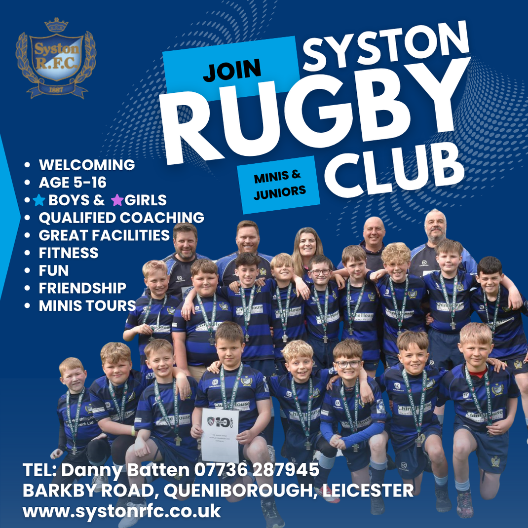 Syston Rfc https://www.systonrfc.co.uk/ – Syston Rugby Football Club